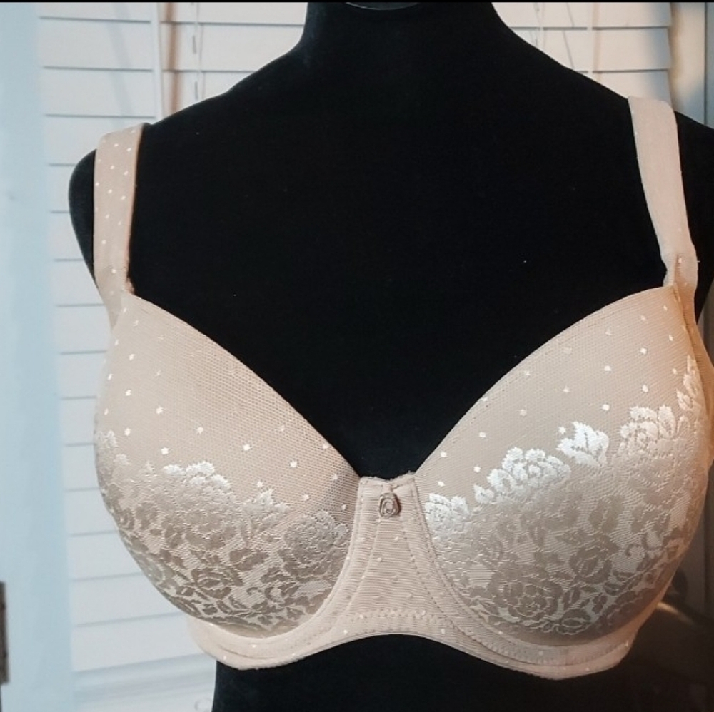 Soma Stunning Support Full Coverage Soft Tan Bra Sz-32DDD